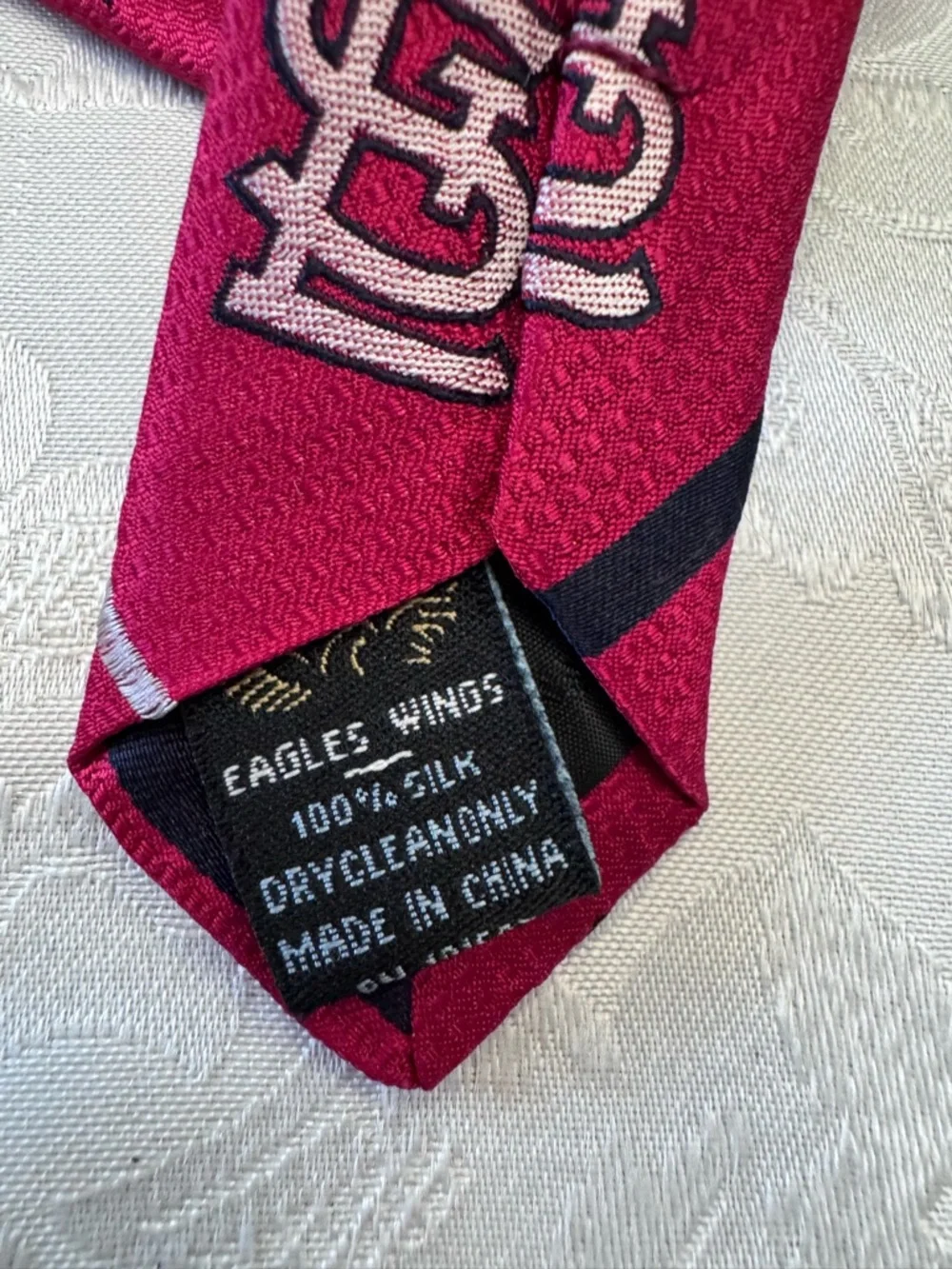 Eagles Wings St. Louis Cardinals Silk Neck‎ Tie Dad Novelty Sports Red Blue New